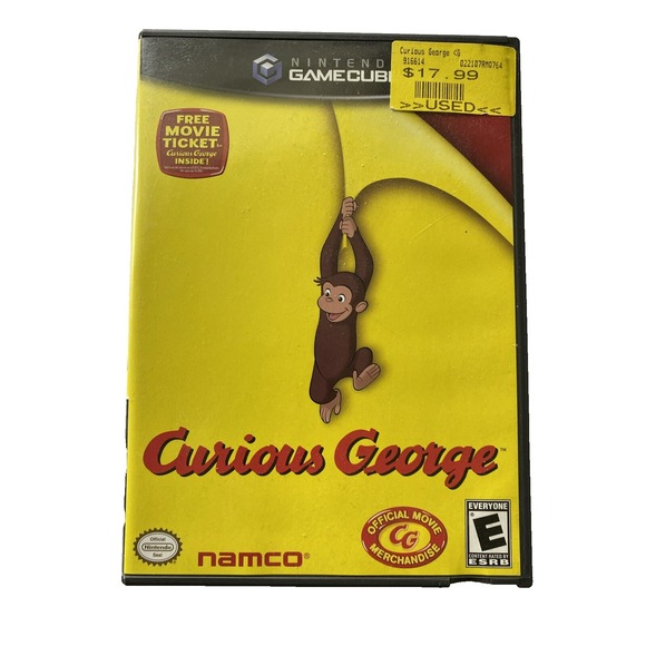 Other - 2006 Curious George GameCube Complete In Box CIB Movie Ticket Not Included